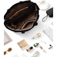 thumbnail image 3 of Laptop Tote Bag for Women, Leather Work Tote with Padded Laptop Compartment, Cup Holder, Office  Briefcase | Structured Shape, Padded Tech Pocket, Large Capacity, Built-ln Cup Holder, Water-Resistant, 3 of 6
