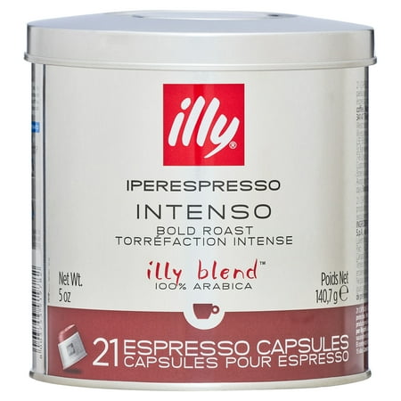 illy Intenso iperEspresso Capsules Bold Roast Italian Espresso, Intense & Full-Bodied, 21 ct