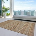 thumbnail image 6 of Addison Rugs Chantille Indoor/Outdoor Transitional Stripes Terracotta Washable Rectangle Rug, 2'6" x 3'10", 6 of 6