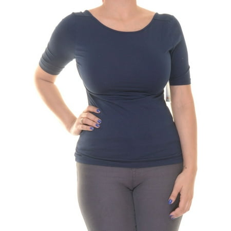 Capri Blouse - American Living Capri Navy Top Blouse Short Sleeve Size XS NWT - Movaz