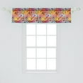 thumbnail image 2 of Ambesonne Vintage Tribal Window Valance, Vivid Petals, 42" x 12", Multicolor, 2 of 3