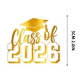 thumbnail image 3 of 2026 Graduation Sticker, Festival Decorative Ornament Transparent Gold Foil Decal, Waterproof Sealing Label for Envelope Packaging, Graduation Gift Decoration and Commemorative Souvenir Making, 3 of 6
