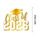 thumbnail image 3 of Lekihaqq 2026 Graduation Commemorative Stickers Transparent Gold Foil Waterproof Envelopes Sealing Gift Labels Decorations, 3 of 7
