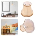 thumbnail image 4 of BEADCEST 1 Pc Cloth Decorative Lampshade Apricot Dust-proof Home Users Bedroom, 4 of 5