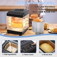 thumbnail image 5 of KBS 2LB 20-in-1 Bread Maker Machine with Automatic LCD display,2 Custom menus,15 Hour delay timer, Black Model#070, 5 of 7