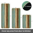 thumbnail image 4 of GALMAXS7 3 Pcs Rugs Non Slip Washable Rubber Kitchen Mats Farmhouse Thin Absorbent Kitchen Area Rug, 4 of 5