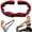 Red, variant on Numbered Resistance Band for Glutes, Fitness Resistance Bands, 8-Section Elastic Training Bands for Yoga, Stretching, Pilates, Fitness
