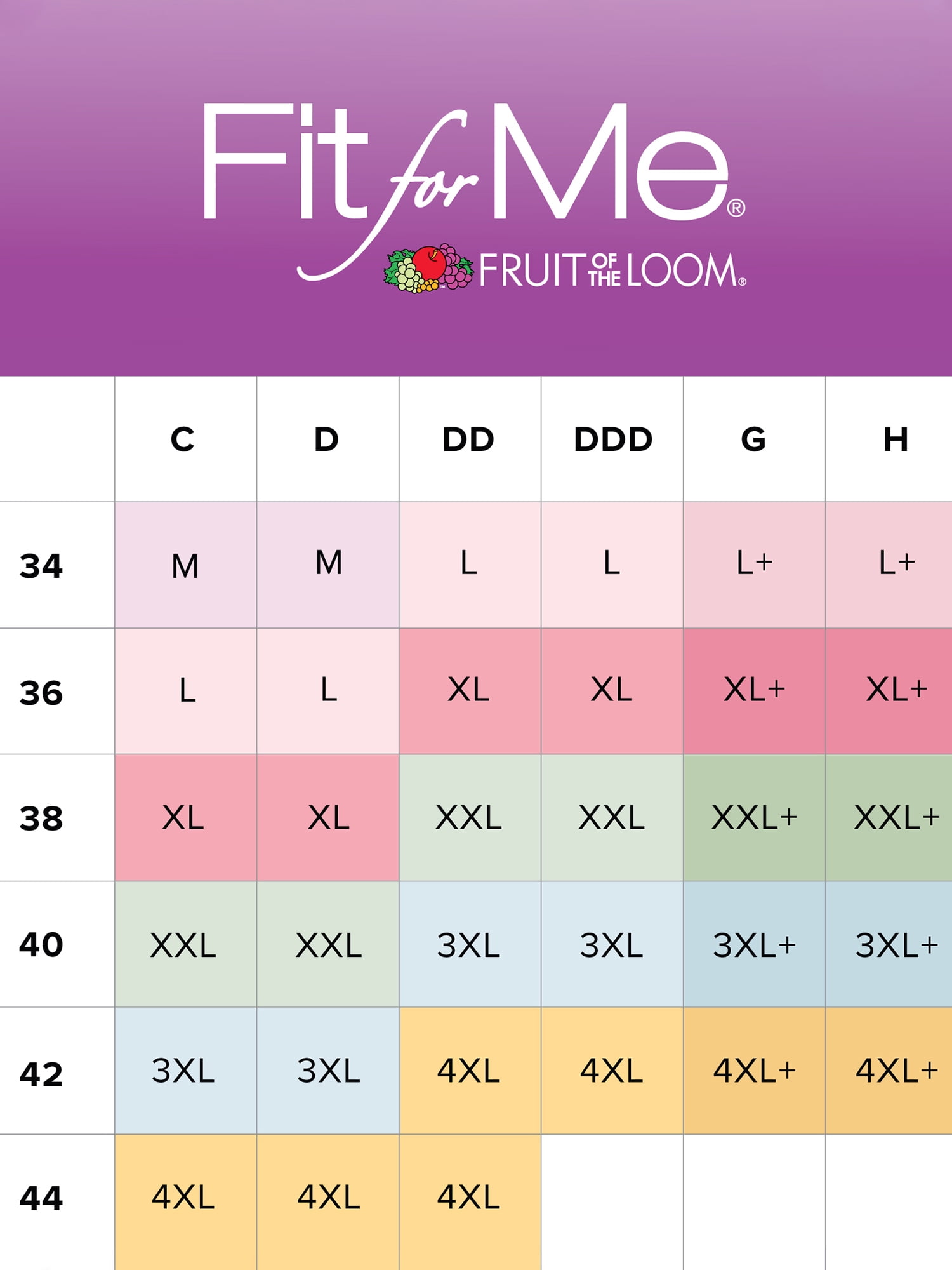 Fit for Me by Fruit of the Loom Women's Supportive Seamless Wirefree Bra, Style FT1048, Sizes L to 4XL