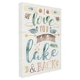 thumbnail image 2 of The Stupell Home Decor Collection I Love You To The Lake and Back Wall Art, 2 of 2