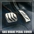 thumbnail image 2 of Unique Bargains 3Pcs Accelerator Pedal and Brake Pedal Cover Set for BMW 1 2 3 4 Series F20 F21 F22 F23 F30 F31 F32, 2 of 6