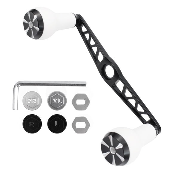 Fishings Reel Handle Power Handle Baitcasting Metal Knob Jigging Grip Attachments Replacement Part Set for Fishing Reel