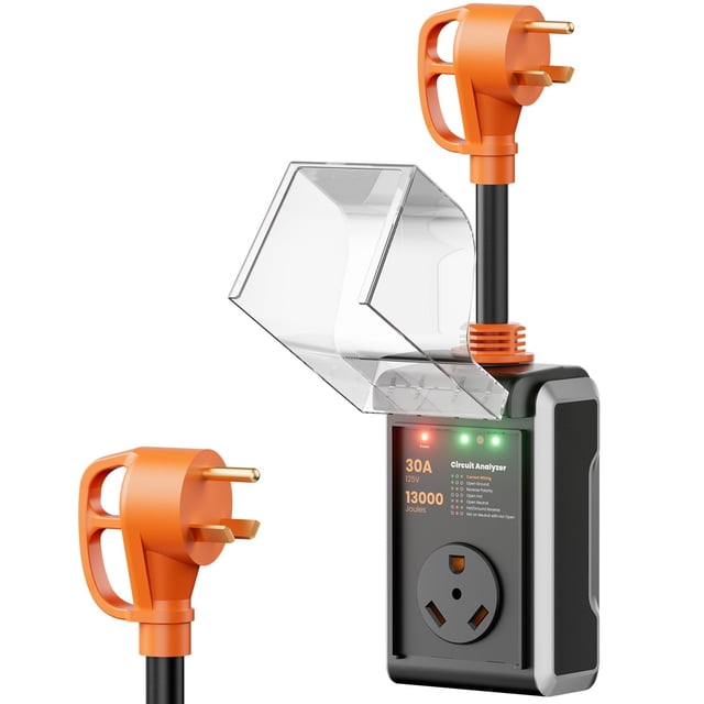 Protector contra sobretensiones para vehículos recreativos CRTBETLIF 30A con 13000J 2026 actualizado