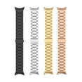 thumbnail image 6 of SOLOLUP (1Pack/2Pack) Stainless steel Band for Google Pixel Watch bands for Women Men, No Gaps Link Metal Wristbands Butterfly Clasp Bracele Accessories for Google Pixel Watch, 6 of 10