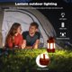 thumbnail image 4 of Lámpara de mesa de barra de queroseno de hierro de linterna de camping vintage LED 2 modos 1800mAh (C), 4 of 7