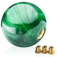 thumbnail image 2 of ZHIMAO Cool and Comfortable Marble Ball Shift Knob 54mm for Shoort Throw Shifters Green, 2 of 7