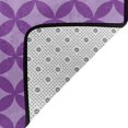 thumbnail image 4 of Flannel Non-slip Area Rug, 63"x48" No Shedding Living Room Bedroom Dining Room Home Office Area Rug, Purple Rhombus Pattern, 4 of 6