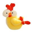 thumbnail image 2 of 40CM Cute Chicken Plush Toy - Yellow Fluffy Rooster Stuffed Animal with Big Eyes, Soft Cuddly Doll for Kids & Animal Lovers, 2 of 8