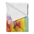 thumbnail image 2 of Flower Soft Flannel Fleece Throw Blanket, Vibrant Colored Autumn Bouquet with Types of Blooms Daffodil Fragrant Image Print, Cozy Plush for Indoor and Outdoor Use, 60" x 80", Multicolor, by Ambesonne, 2 of 5