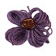 thumbnail image 1 of 10 piezas nuevos adornos de flores de hilo de moda para fiesta de boda, hogar, hotel, artesanía, decoración, álbum de recortes, adornos de bricolaje, púrpura Zulema flor de guirnalda guita flor, 1 of 7
