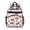 Fireman and Sign White Pattern-1, variant on Fireman and Shield White Pattern Cute School Backpack Bag for School with Padded Back and Adjustable Shoulder Straps 15.25"x11.5"x5.25"