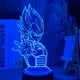 thumbnail image 4 of Anime Goku Vegeta 3D Led Night Light Dragon Ball Z lámpara de mesa para niños, decoración de la habitación de la cama, regalos de cumpleaños y Navidad para niños, 4 of 4