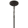 thumbnail image 4 of Knollwood 1-Light Blackened Bronze Mini Pendant Hanging Light With Vintage Brass Accents And Clear Glass Shade, 4 of 8
