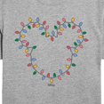 thumbnail image 3 of Disney - Christmas Lights Mickey Head - Juniors Cropped Graphic T-Shirt, 3 of 5