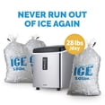 thumbnail image 4 of Newair Countertop Ice Maker Machine 28 lbs. of Ice in 24 Hours, Portable Design in Stainless Steel with 3 Bullet Ice Cube Sizes, Convenient Rapid Ice Production, Insulated Storage, 4 of 4