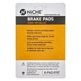 thumbnail image 3 of Niche Front Brake Pad Set for Yamaha TTR125 Semi-Metallic Motorcycle 4 Pack 519-KPA2319D, 3 of 6