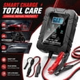 6V 12V Smart Battery Charger, Automatic Battery Repair Charger with LED ...