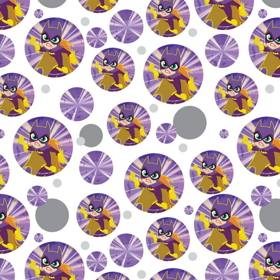 DC Super Hero Girls Batgirl Premium Gift Wrap Wrapping Paper Roll