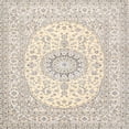 thumbnail image 1 of Ahgly Company Indoor Square Traditional Rosy Brown Pink Medallion Area Rugs, 4' Square, 1 of 6