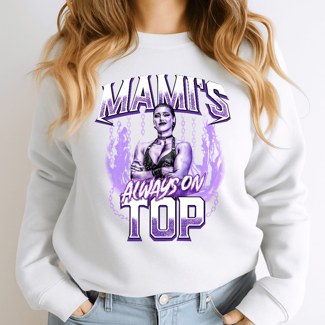 Rhea Ripley Action Figure WWE Wrestling Superstar Graphic G6586 Unisex Sweatshirt, Size Up to 5XL