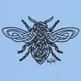 thumbnail image 3 of CafePress - Celtic Knotwork Bee Black Lines T Shirt - Men's Classic Graphic T-Shirt, 3 of 4