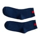thumbnail image 2 of Sonducket 1 par de calcetines de algodón de tubo medio para mujer, cómodos, suaves, reutilizables, informales, para deportes escolares, calcetería de Accesorios de calzado Azul oscuro Sonducket AP013407-01, 2 of 6