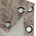 thumbnail image 4 of Ambesonne Floral Grommet Curtain, Tropical Vibe Leaf Pattern, 50"x120", Pale Grey Reseda Green, 4 of 5