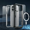 thumbnail image 3 of ChicShell iPhone 15 Pro Max Magnetic Case with Build in Screen Protector, Clear TPU PC Hard Shell Shockproof Anti-Yellow Compatible with Magsafe Phone Case for iPhone 15 Pro Max,Darkblue, 3 of 8