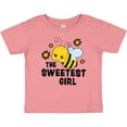 thumbnail image 3 of Inktastic The Sweetest Girl with Bee and Honey Combs Boys or Girls Baby T-Shirt, 3 of 5