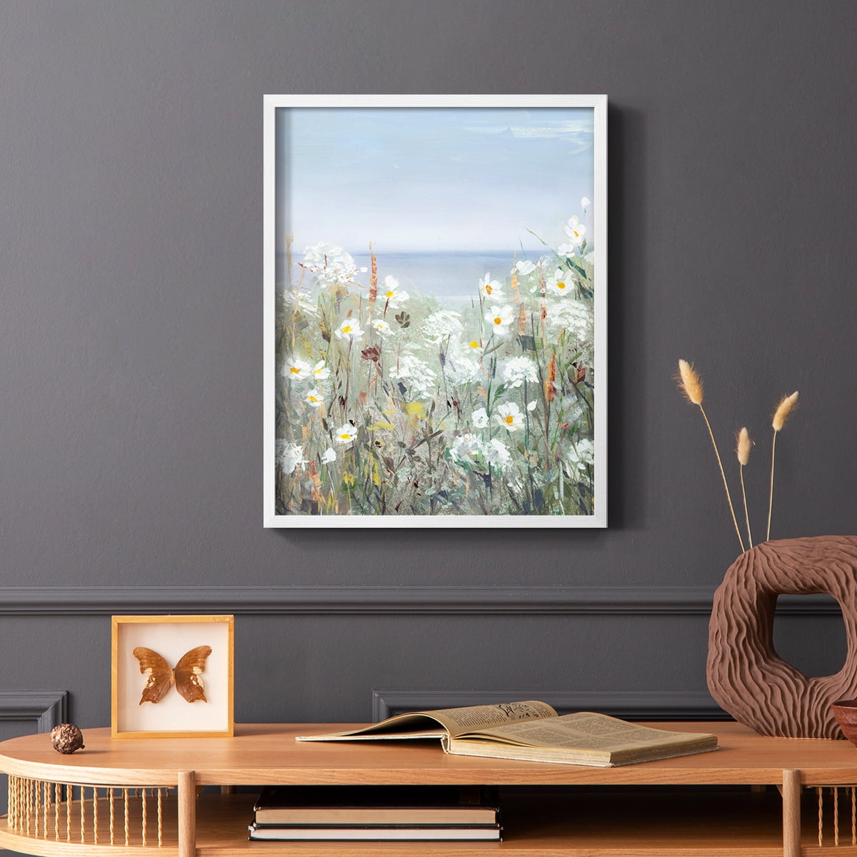 Wild Sea Breeze II Framed Print - Solid Wood in Single Picture Frame Solid Wood 2 Framed Print