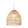 thumbnail image 4 of Lámpara colgante retro de estilo japonés Pantalla tejida de mimbre Boho Lámpara de techo rústica Lámpara colgante para Hotel Farmhouse Tea Room Cafe EstiloB 35CM, 4 of 6