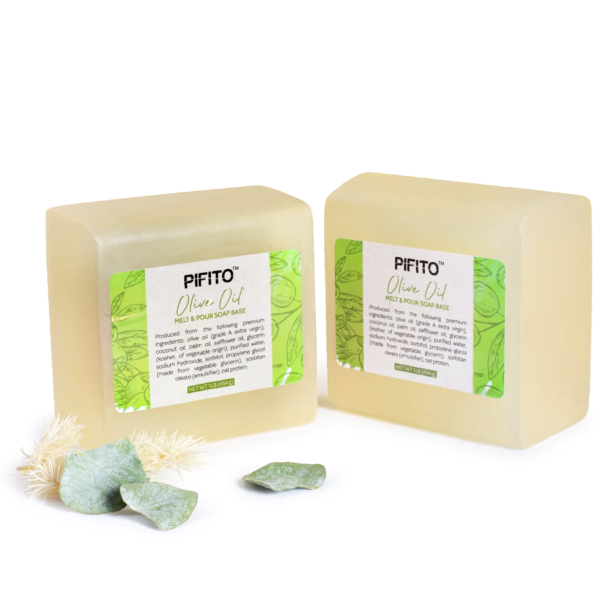 Pifito Clear Melt and Pour Soap Base (5 lb) │ Bulk Premium 100