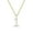 Gold 1, variant on Women's Diamond Angel Number Necklace 5 Cubic Zircon Numbers Pendant Choker Chain Numerology Jewelry Gold