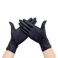 thumbnail image 4 of Guantes Desechables De Nitrilo Negro 100pz Chico DermaCare Unisex, 4 of 5