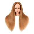 thumbnail image 2 of Modelo de cabeza de maniquí, cabeza de muñeca de tinte de estilo, modelo de cabeza de maniquí de cosmetología para rizar Dorado, 2 of 10