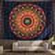 thumbnail image 4 of Tapiz de mandala bohemio, tapices hippie estéticos, pared Vintage A, 4 of 5