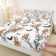 thumbnail image 4 of Manfei Cartoon Halloween King Sheets,Magic Ghost Bedding,4-Piece,1 Flat Sheet,1 Fitted Sheet and 2 Pillowcases, 4 of 6