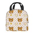 thumbnail image 2 of Sleek Relaxing Bear Figure Lunch Tote Insulated Lunch Box Unisex Adult Reusable Thermal Meal Prep Bag, 2 of 6
