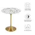 thumbnail image 4 of Lippa 20" Round Terrazzo Side Table, 4 of 6