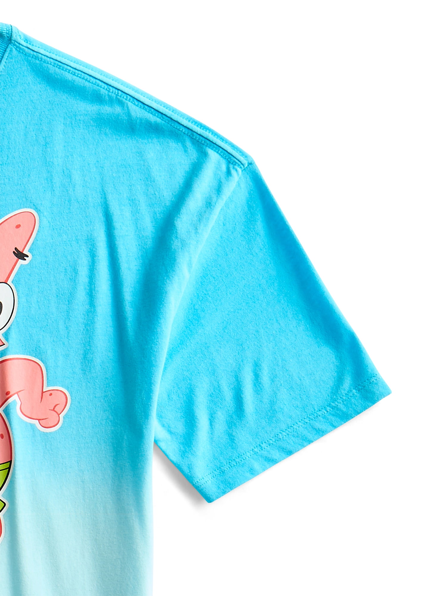 SpongeBob SquarePants Boys' Oversized Graphic Tee with Short Sleeves, Sizes 4-18