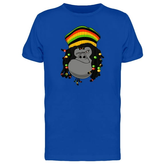 Gorilla With Dreadlocks T-Shirt Men -Image by Shutterstock, Male Medium